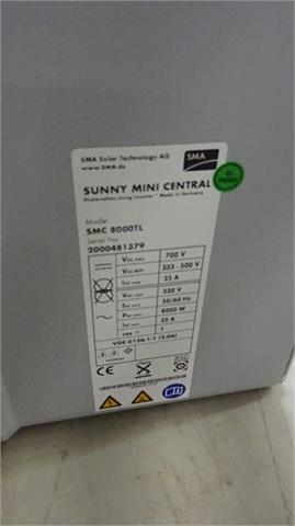1 Wechselrichter SMA Sunny Mini Central SMC 8000 TL