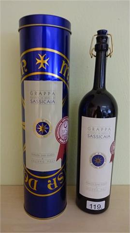 1 Flasche Grappa Sassicaia, in Geschenkbox