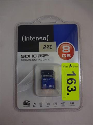 3 Memory Card 8 GB von Intenso