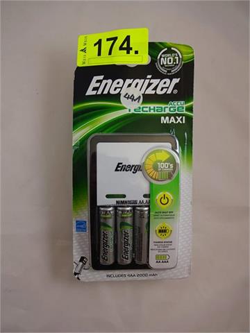 1 Ladegerät mit Akkus von Energizer Maxi