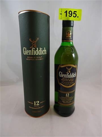 1 Glenfiddich Single Malt Scotch Whisky Limited 12 Years Old 0,7 L