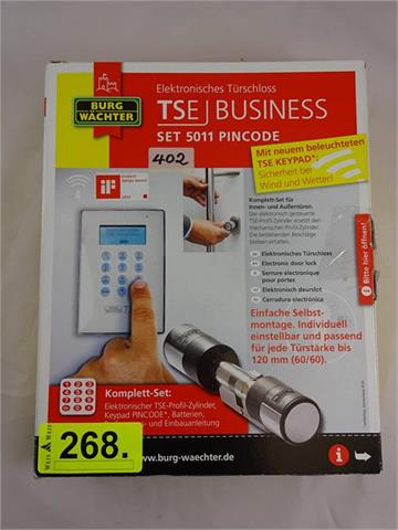 1 Burgwächter Türschloss Set 5011 Pincode TSE Business