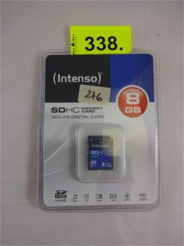 2 Memory Card 8 GB von Intenso