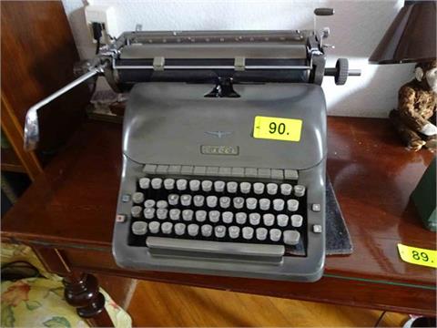 1 Schreibmaschine, Adler, nostalg