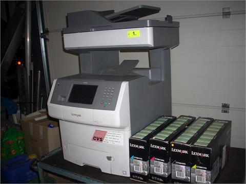 1 Multifunktionsgerät Kopierer/Drucker/Fax, Lexmark, X736de