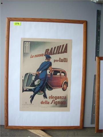 1 Poster FIAT La nuova Balilla