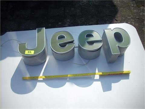 1 Schriftzug "Jeep" beleuchtet