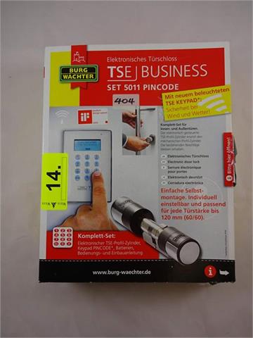 1 Burgwächter Türschloss Set 5011 Pincode TSE Business