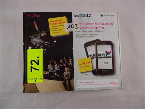 1 Sony Ericsson Mix Walkman mit Xtra Nonstop Plus ohne SIM-Karte