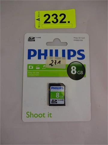 3 Philips SD Card FM08SD35B