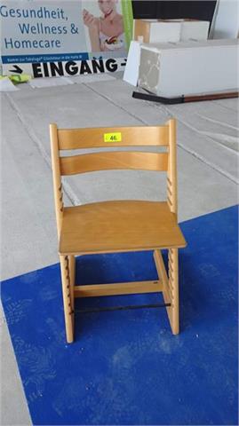 1 Stuhl, höhenverstellbar