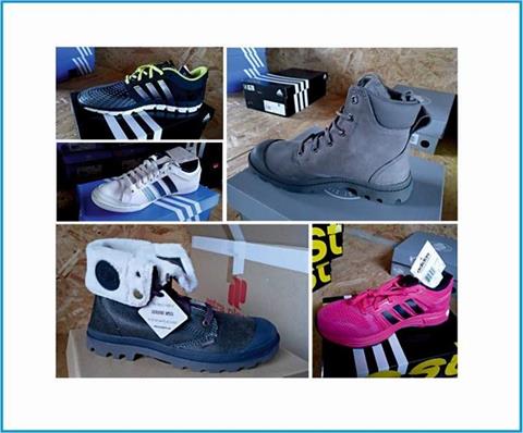 1 Kontingent an Schuhen  der Hersteller: Adidas, Nike, Puma, Palladium, Converse