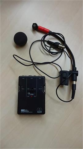1 Miniaturmikrofon mit Nierencharakteristik (Befestigungsclip fehlt)